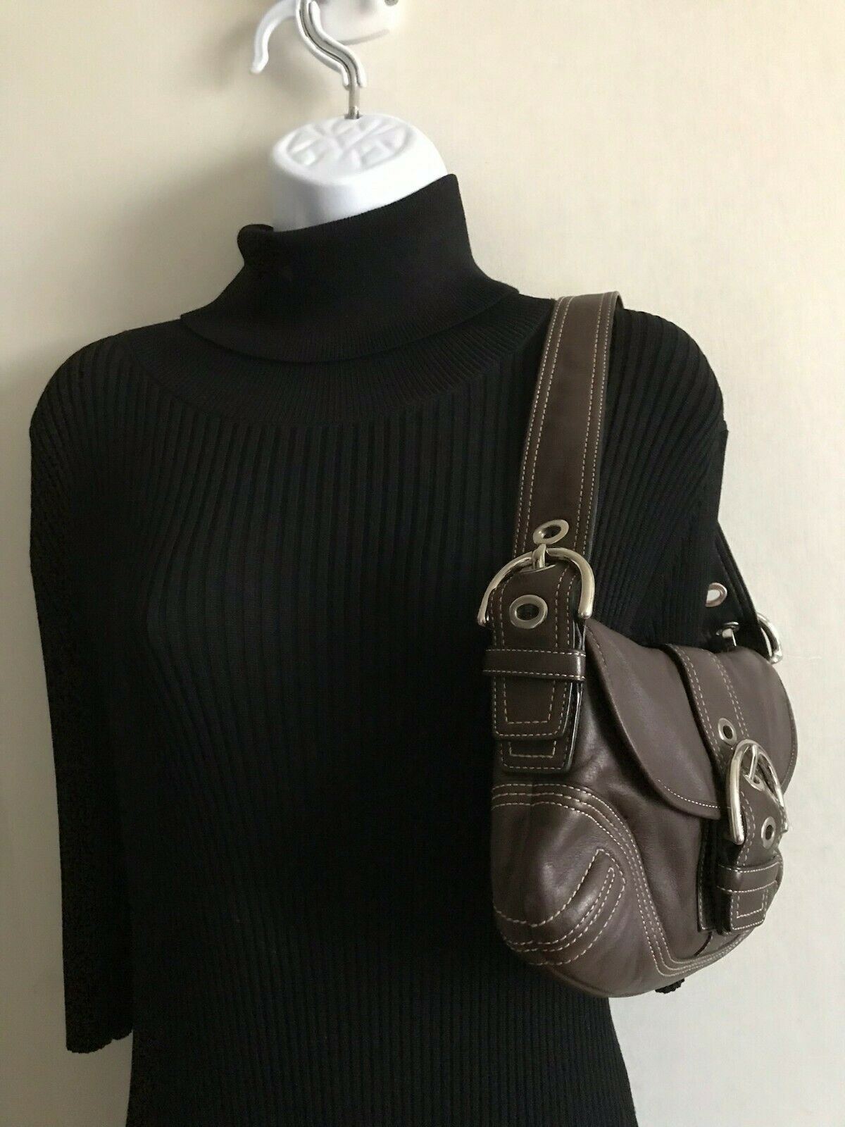 Coach shoulder bag - Brown Leather
