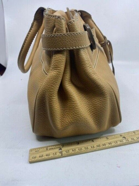 Tod S Tan Leather Shoulder Bag