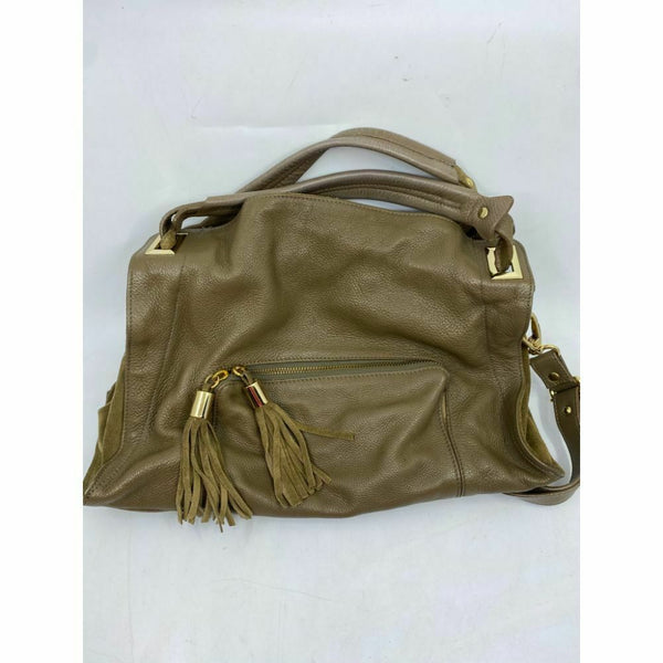 Sandro Brown Leather Shoulder Bag