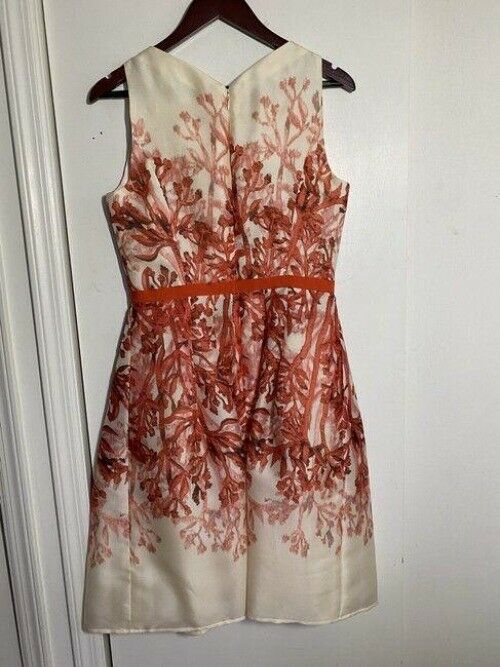 carolina herrera redwhite new cream coral floral msrp