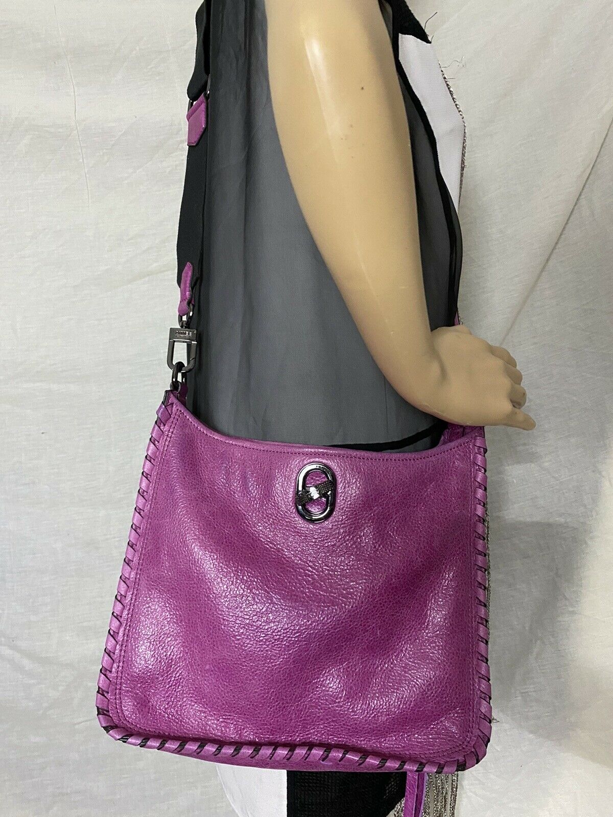 Aimee Kestenberg Pink Leather Crossbody