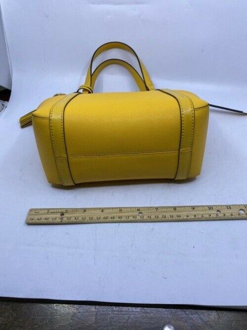 Michael Michael Kors Small Sullivan Convertible Top Zip Tote Yellow Leather Cros