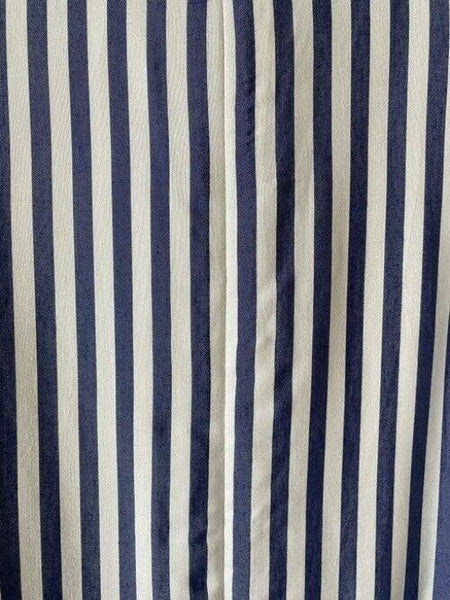 Nicole miller navy white new stripe msrp small short casual dress