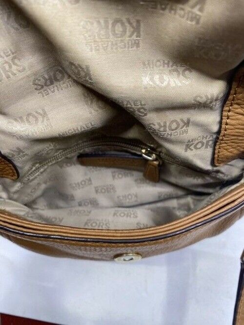 Michael Kors Classic Tan Leather Cross Body Bag