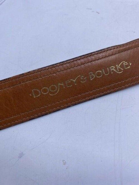 Dooney And Bourke Black Tan And Small Leather Belt