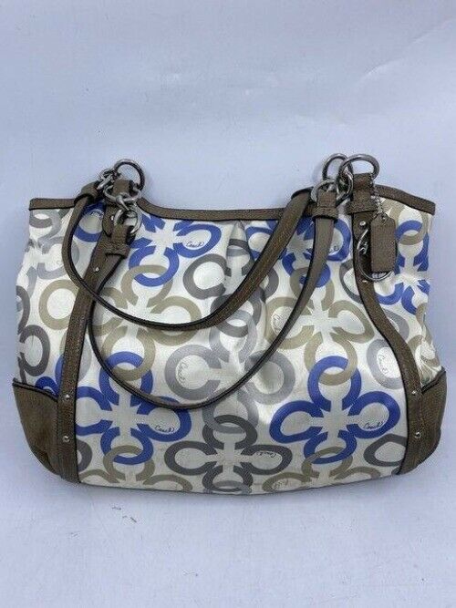 coach bag msrp multicolor fabric tote