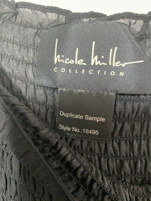 nicole miller multicolor new off the shoulder msrp