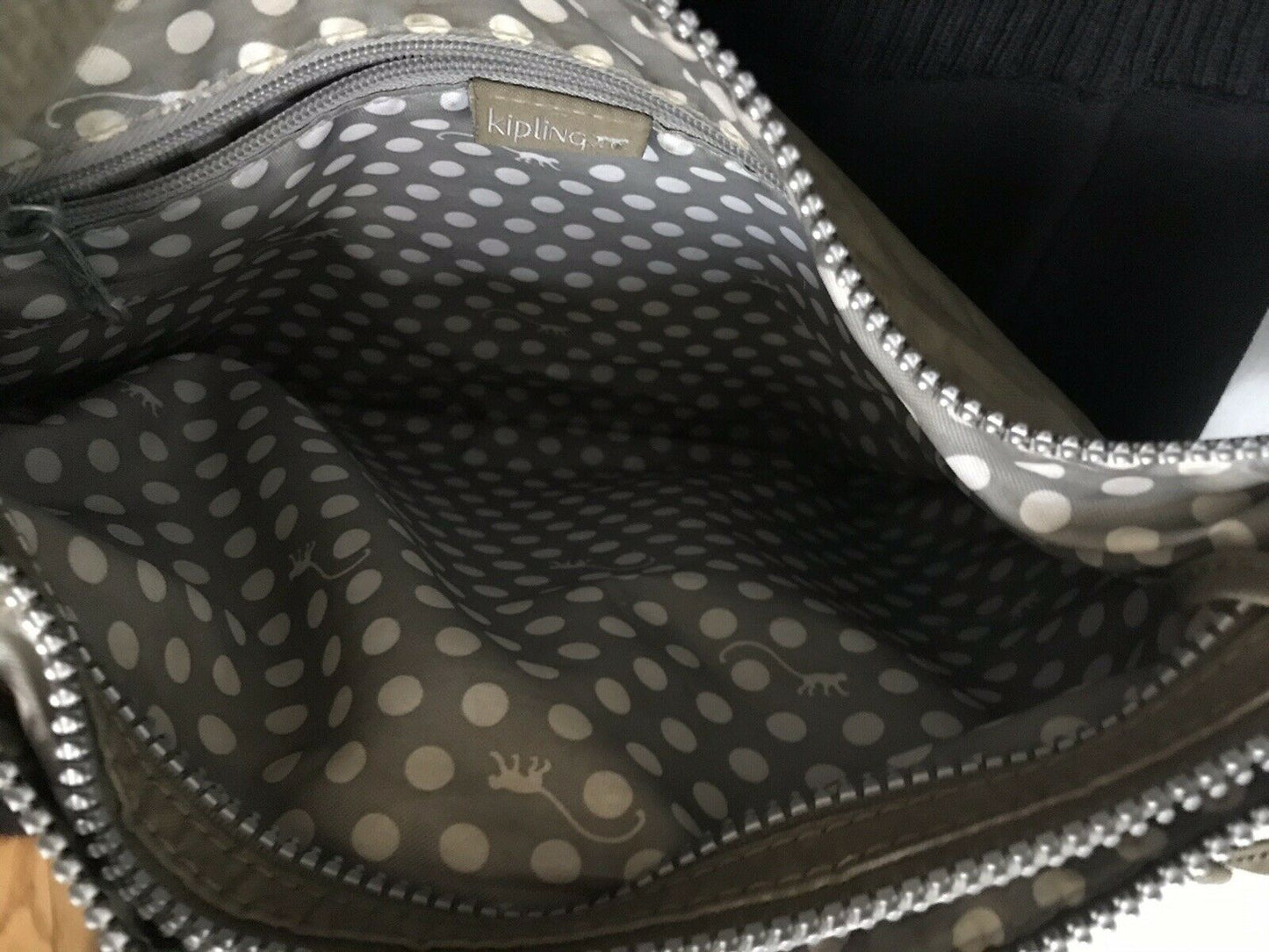 KIPLING Medium Khaki Nylon Crossbody Bag