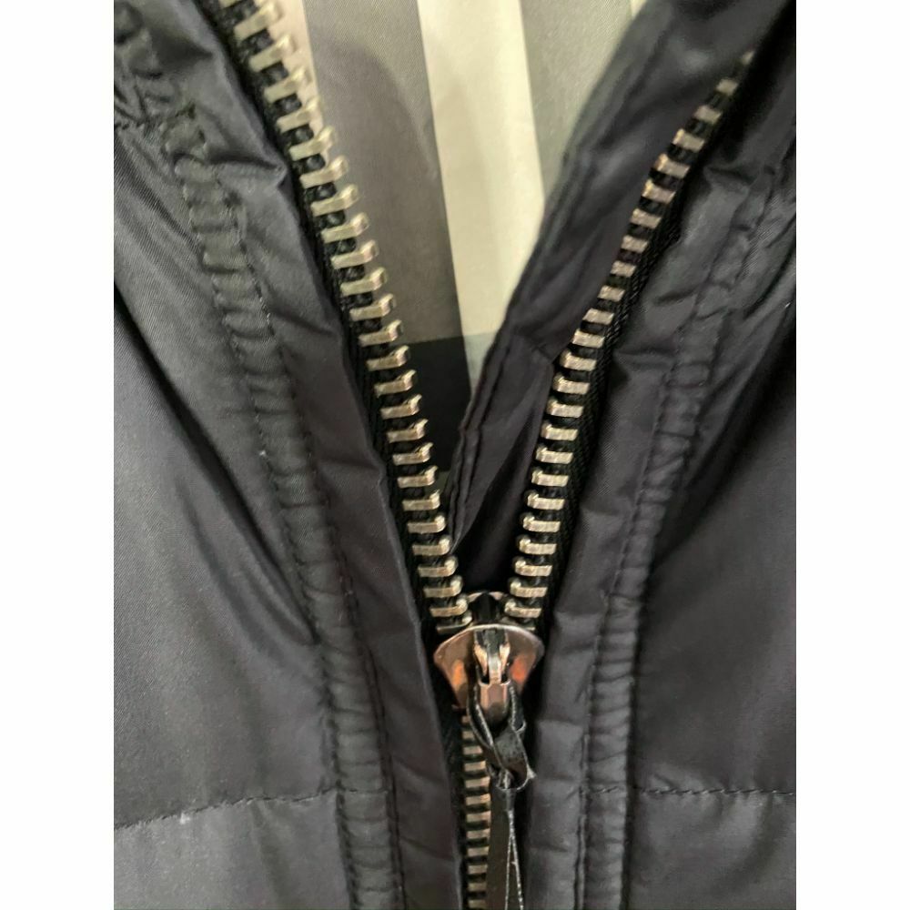 BURBERRY Womens Quilted Down Long Outerwear Jacket Small