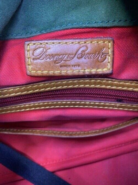 Dooney and Bourke w strap tan leather cross body bag