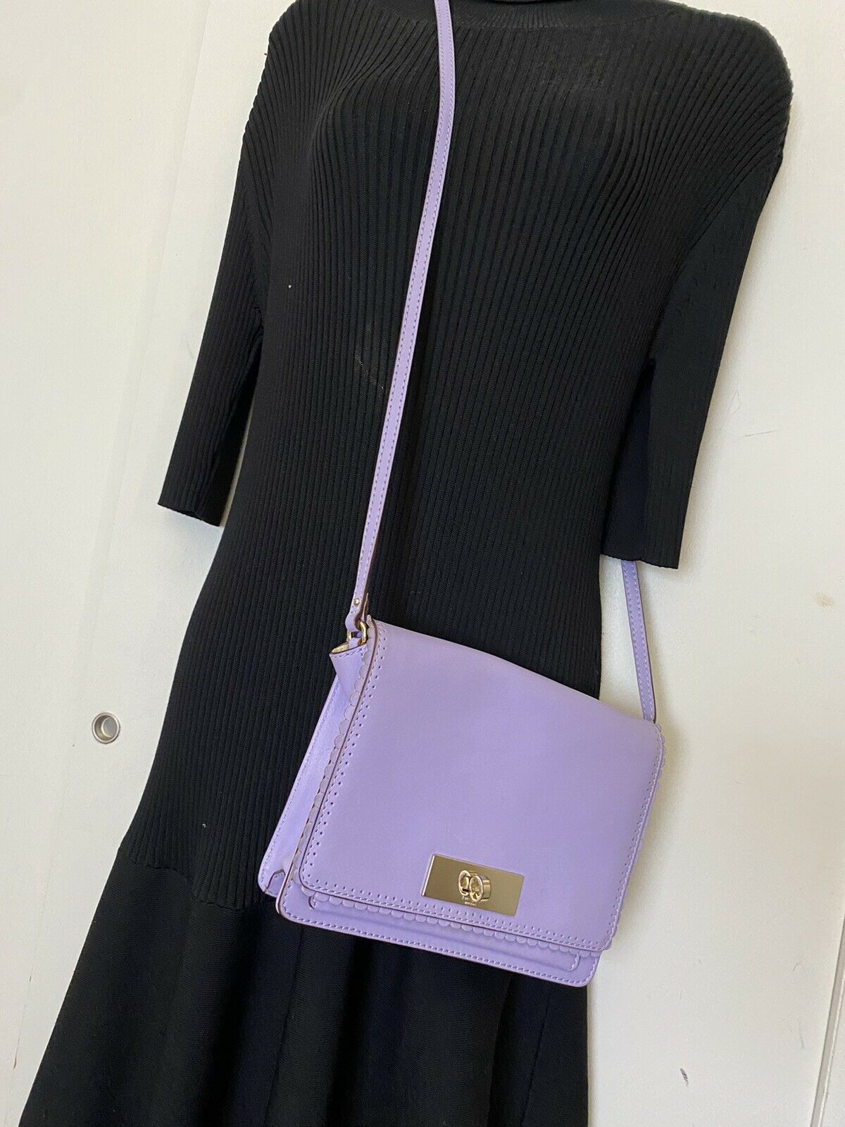 KATE SPADE Lavander leather crossbody