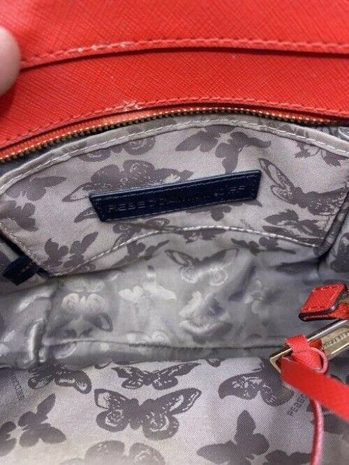 rebecca minkoff red leather cross body bag