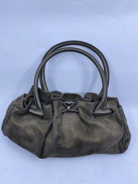 salvatore ferragamo handbag bronze shoulder bag