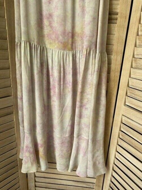 Nicole Miller cream pink msrp skirt