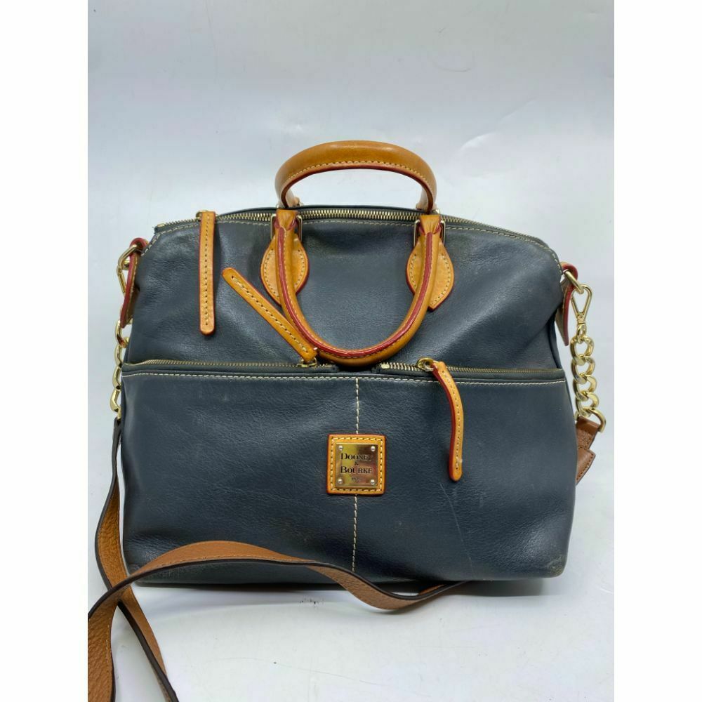 DOONEY & BOURKE Black Vintage Leather Shoulder Bag