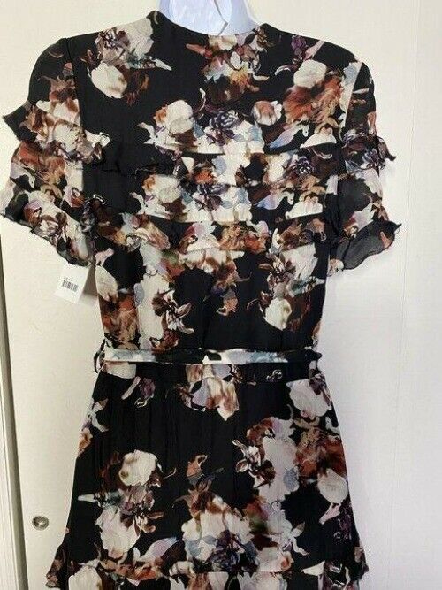 nicole miller black white new maxi msrp