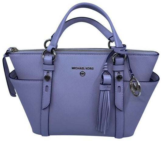 Michael Michael Kors Small Sullivan Convertible Top Zip Tote Pink Leather Cross