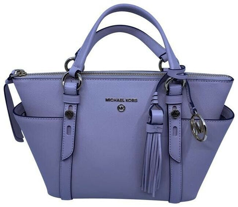 Michael Michael Kors Small Sullivan Convertible Top Zip Tote Pink Leather Cross