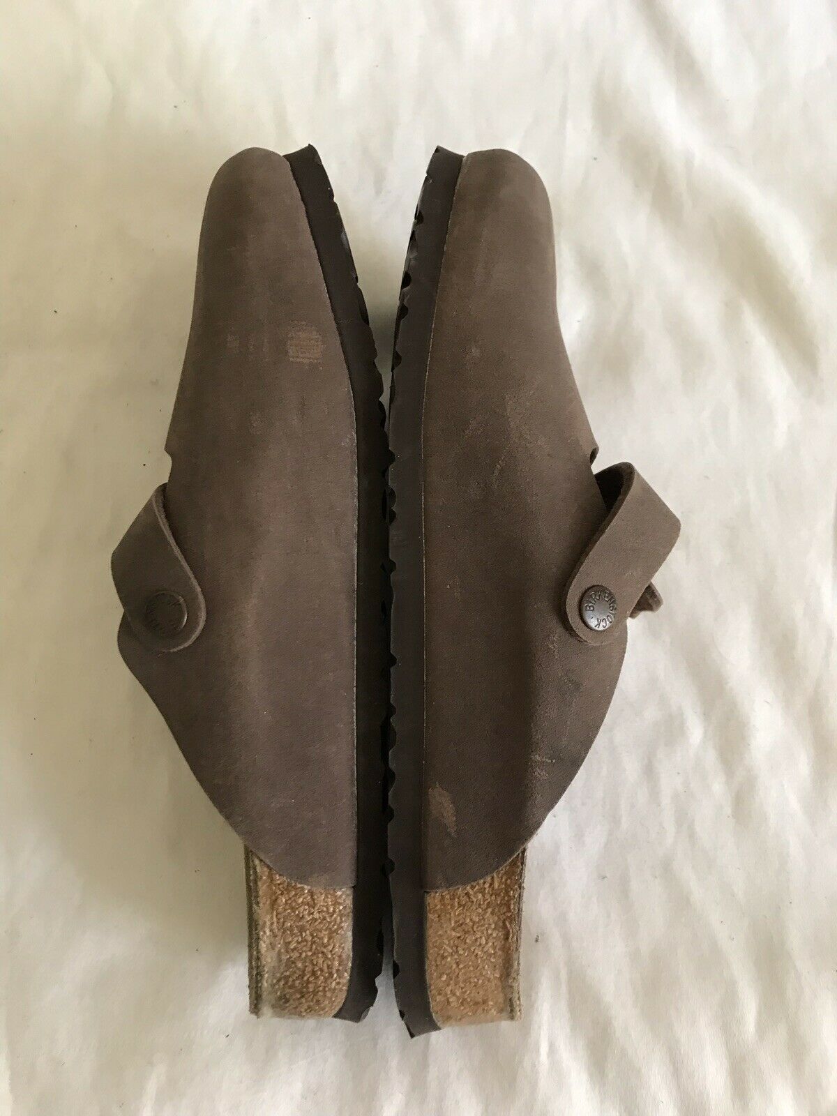BIRKENSTOCK SLIPPERS-Brown-Size L8 M6