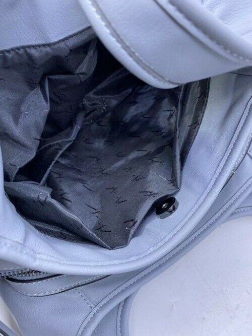 Simply Vera Vera Wang blue faux leather shoulder bag