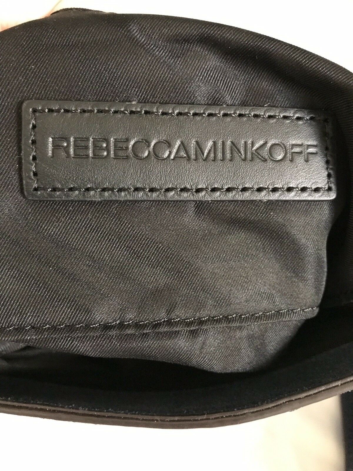 New W/ Tags!! REBECCA MINKOFF Suede Patches Crossbody bag