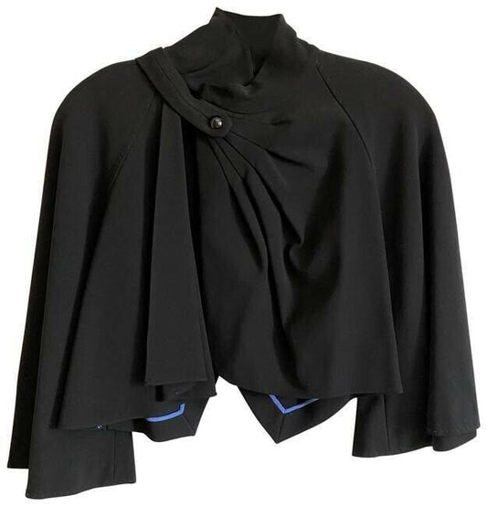 Zac Posen black new msrp 800 small activewear outerwear