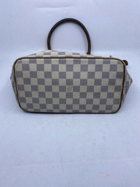 Louis Vuitton Saleya Vintage Crean Damier Azur Canvas Shoulder Bag