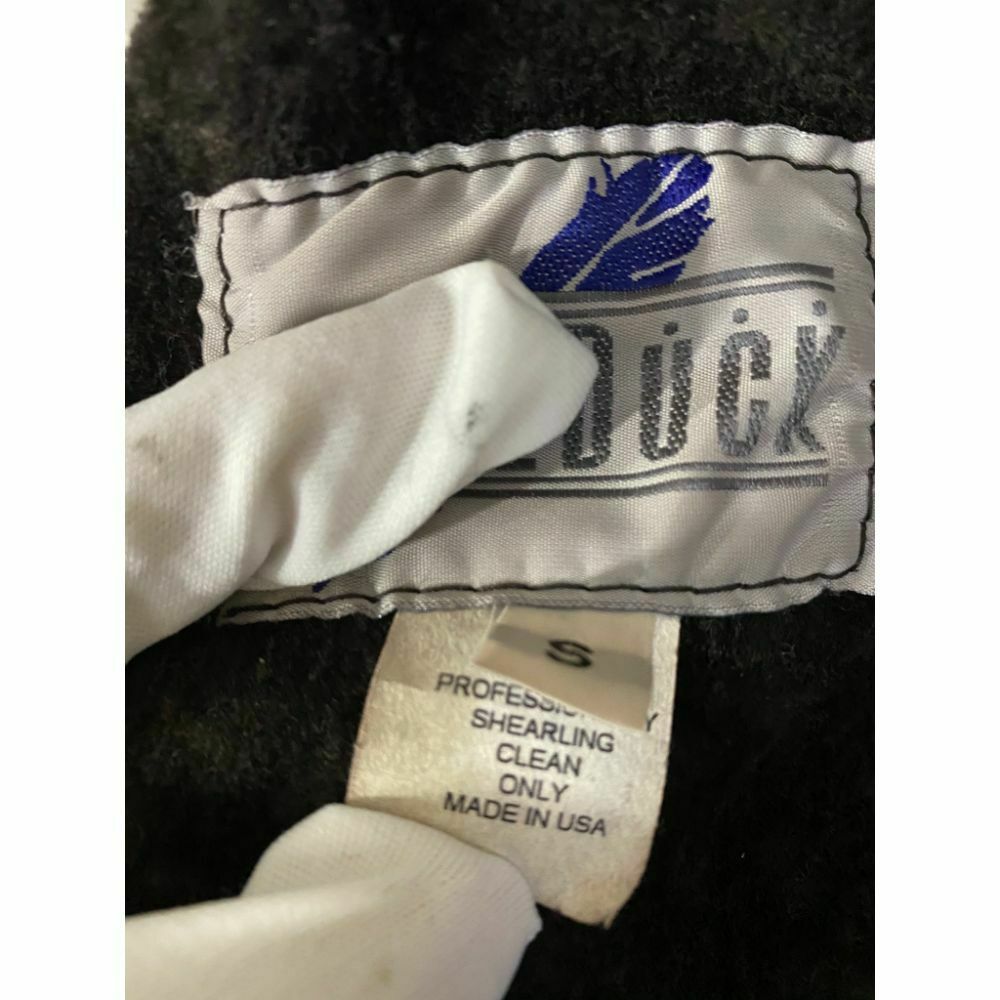 BLUE DUCK Shearling Jacket Small Made in USA Msrp 1,300