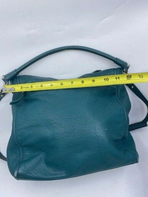 kate spade w hand shoulder customized by me w applique blue green shoulder bag