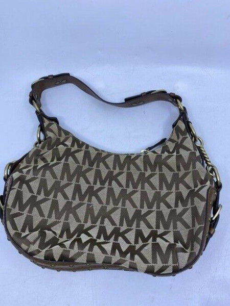 michael kors small handbag msrp beige brown hobo bag