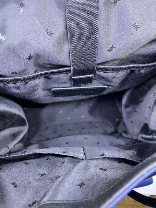 Michael Kors Hudson Logo And Rucksack Admiral Mlti Leather Backpack