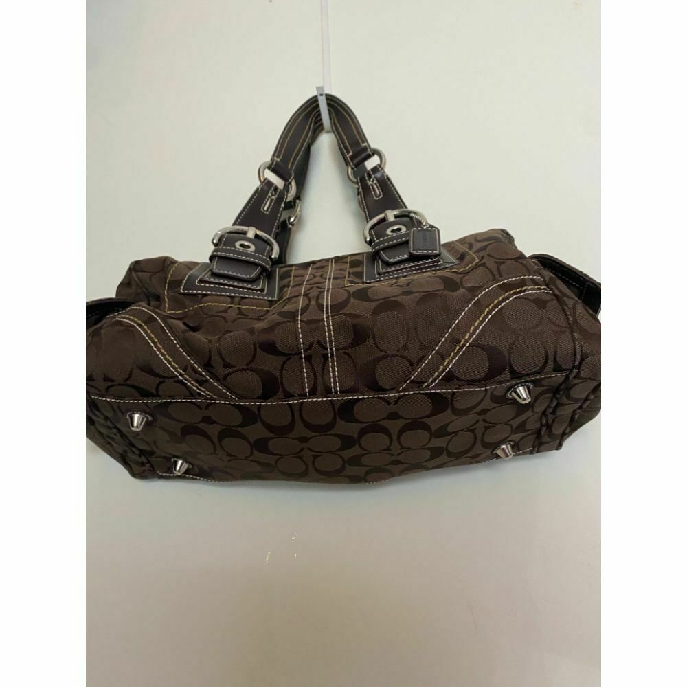 Coach Women's Brown Medium Fabric Tote Bag