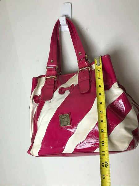 Dooney & Bourke Red/White Large Tote Bag