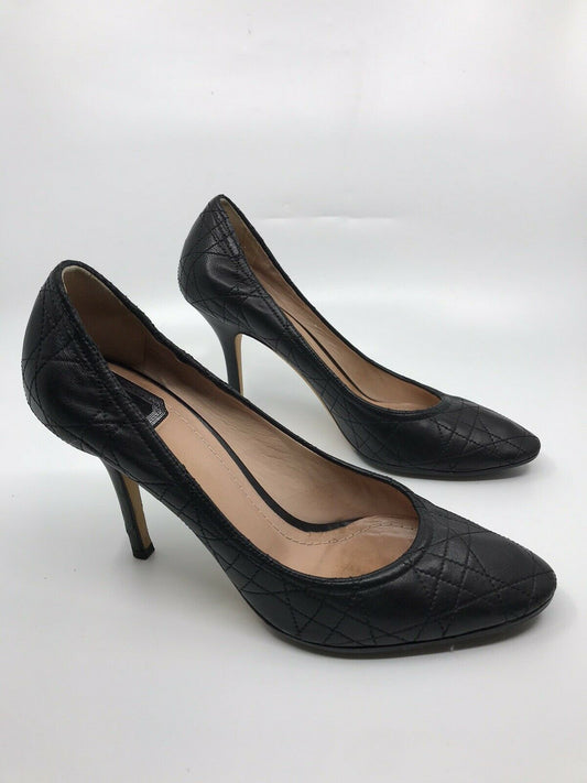 CHRISTIAN DIOR Women’s Cannage High Heel Punps Size 41