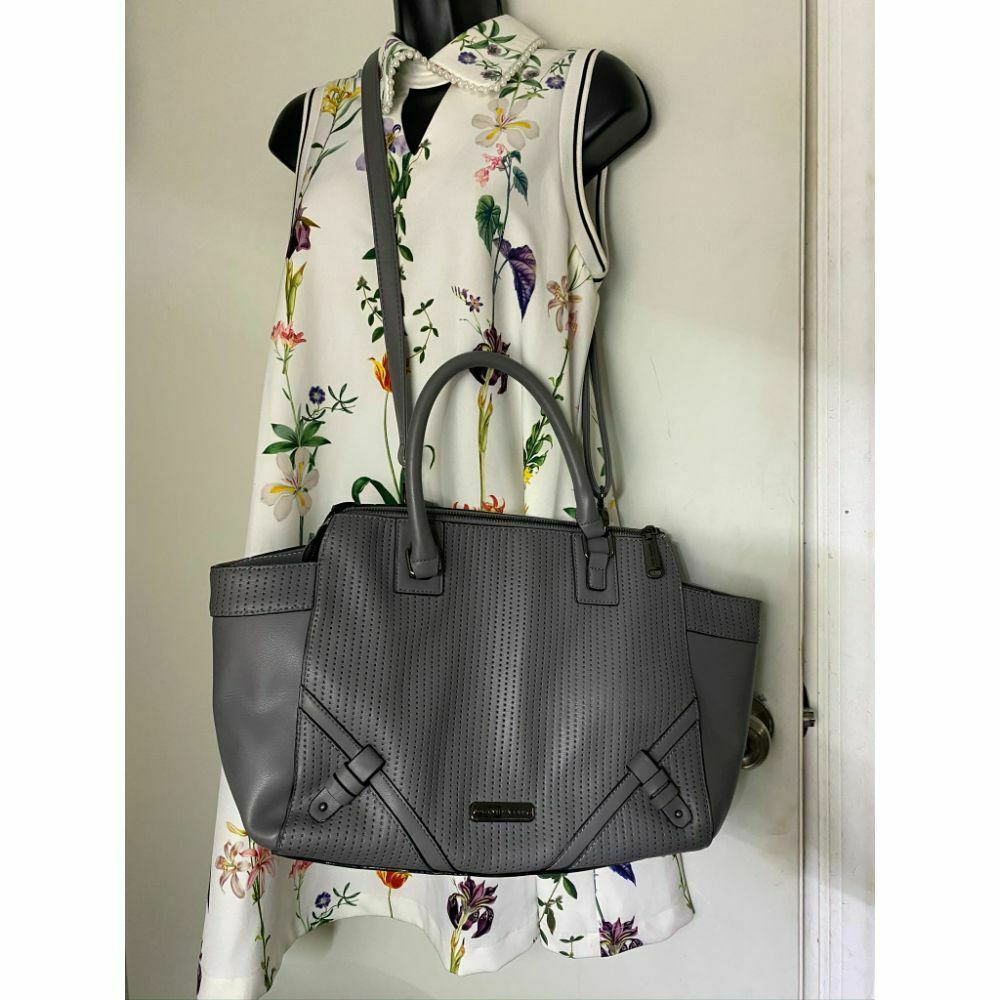 Steve Madden Gray Large Tote Bag