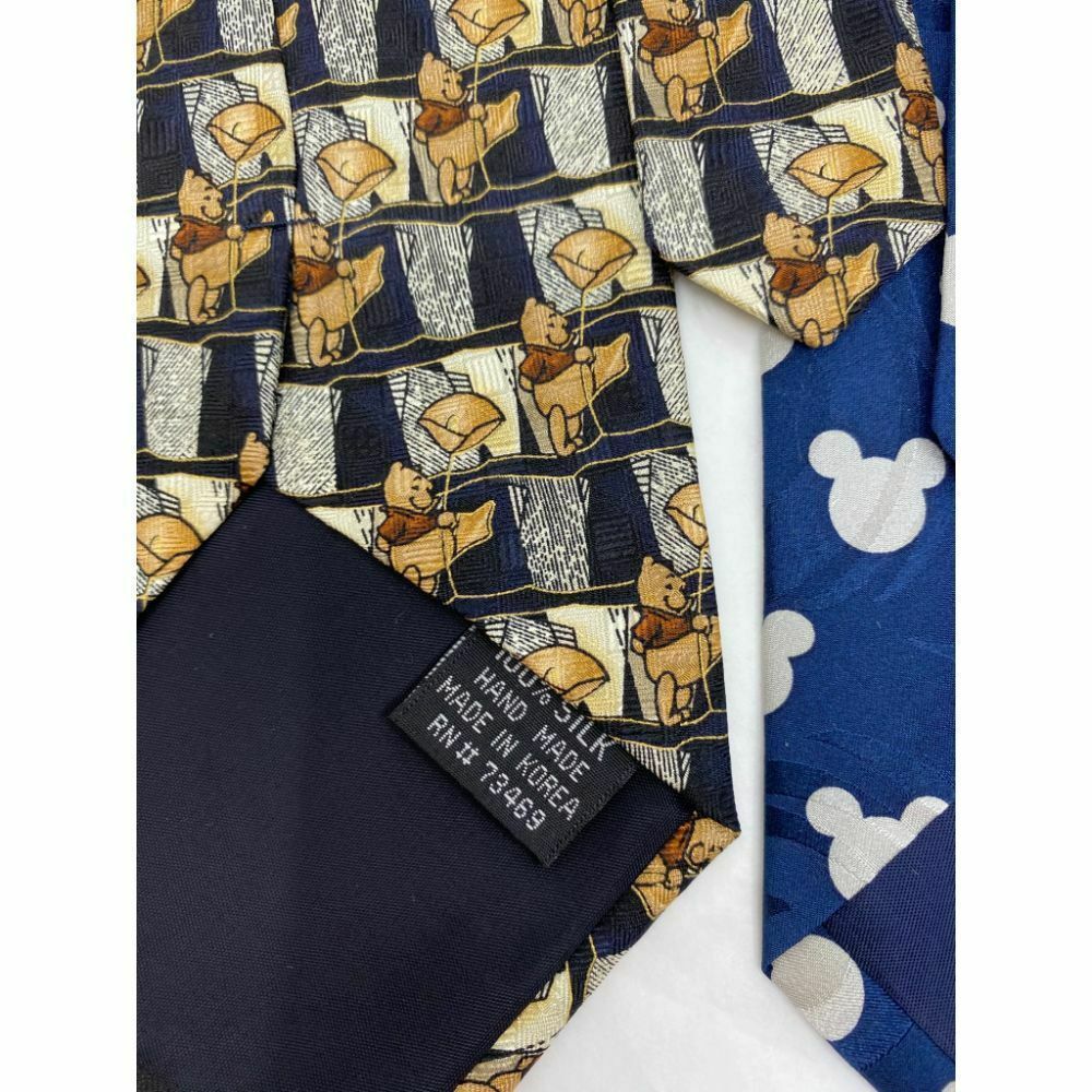 New Lot of 3 Neck tie Disney, Looney Tunes Blue Black White Total Msrp 75