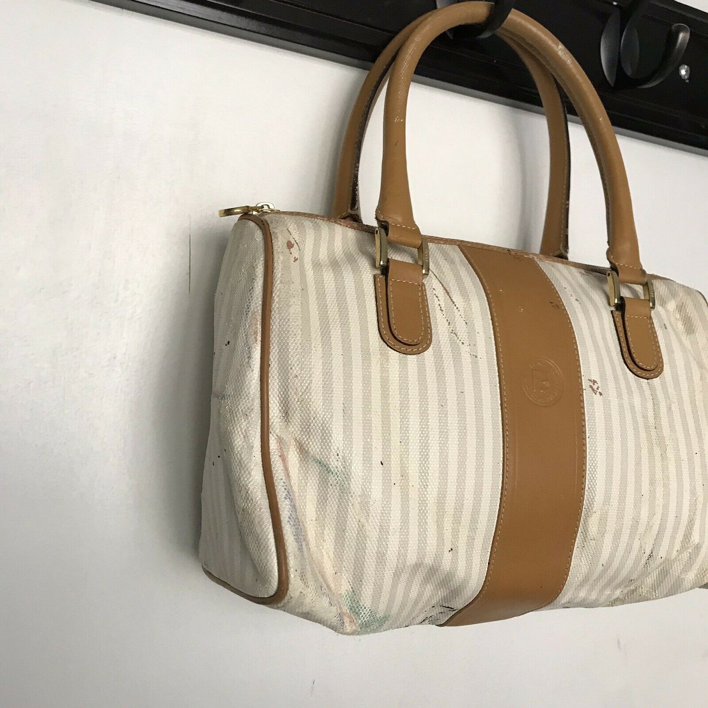 Fendi Vintage White Doctor Bag