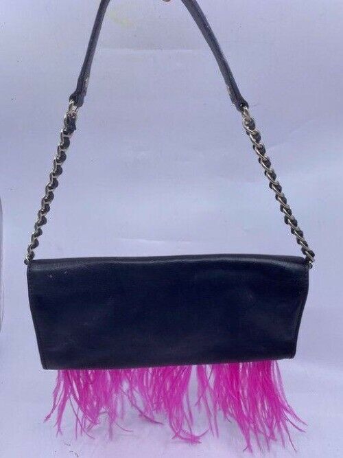 kate spade w hand customized by me w applique street black pink hobo bag
