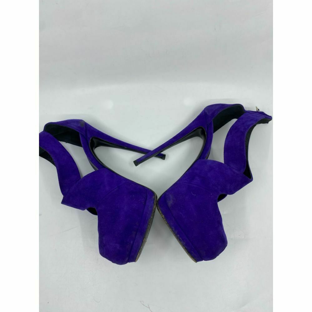 GIUSSEPE ZANOTTI Women's High Heels in Purple Suede Size 37.5