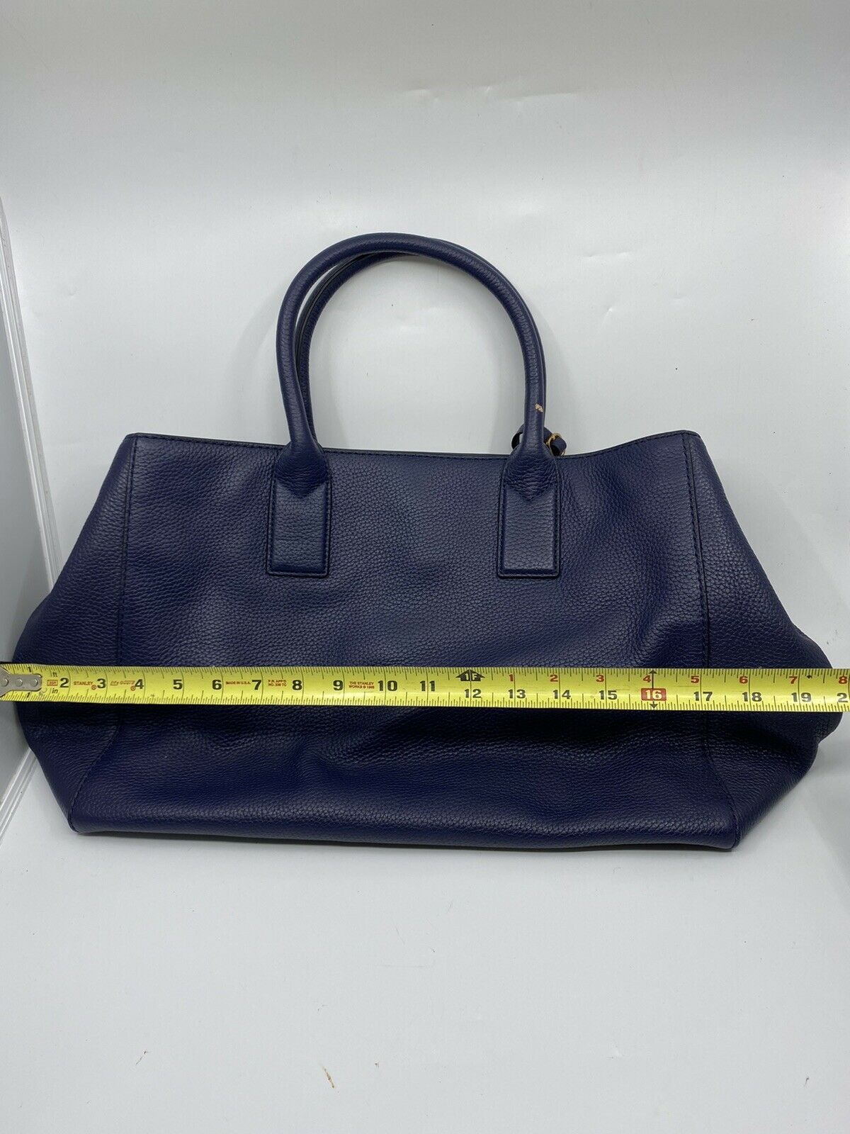 Marc Jacobs Navy Large Leather Tote bag