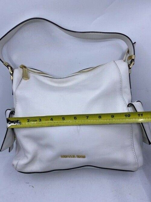 michael kors msrp white leather shoulder bag
