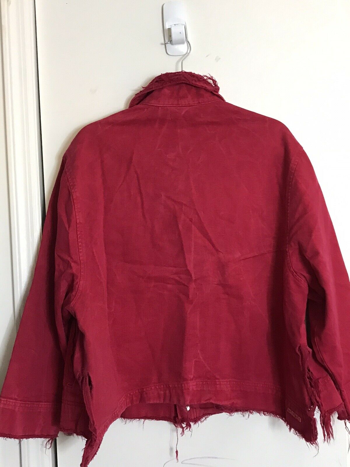 NWT! John John Lab Red Denim Jacket Small