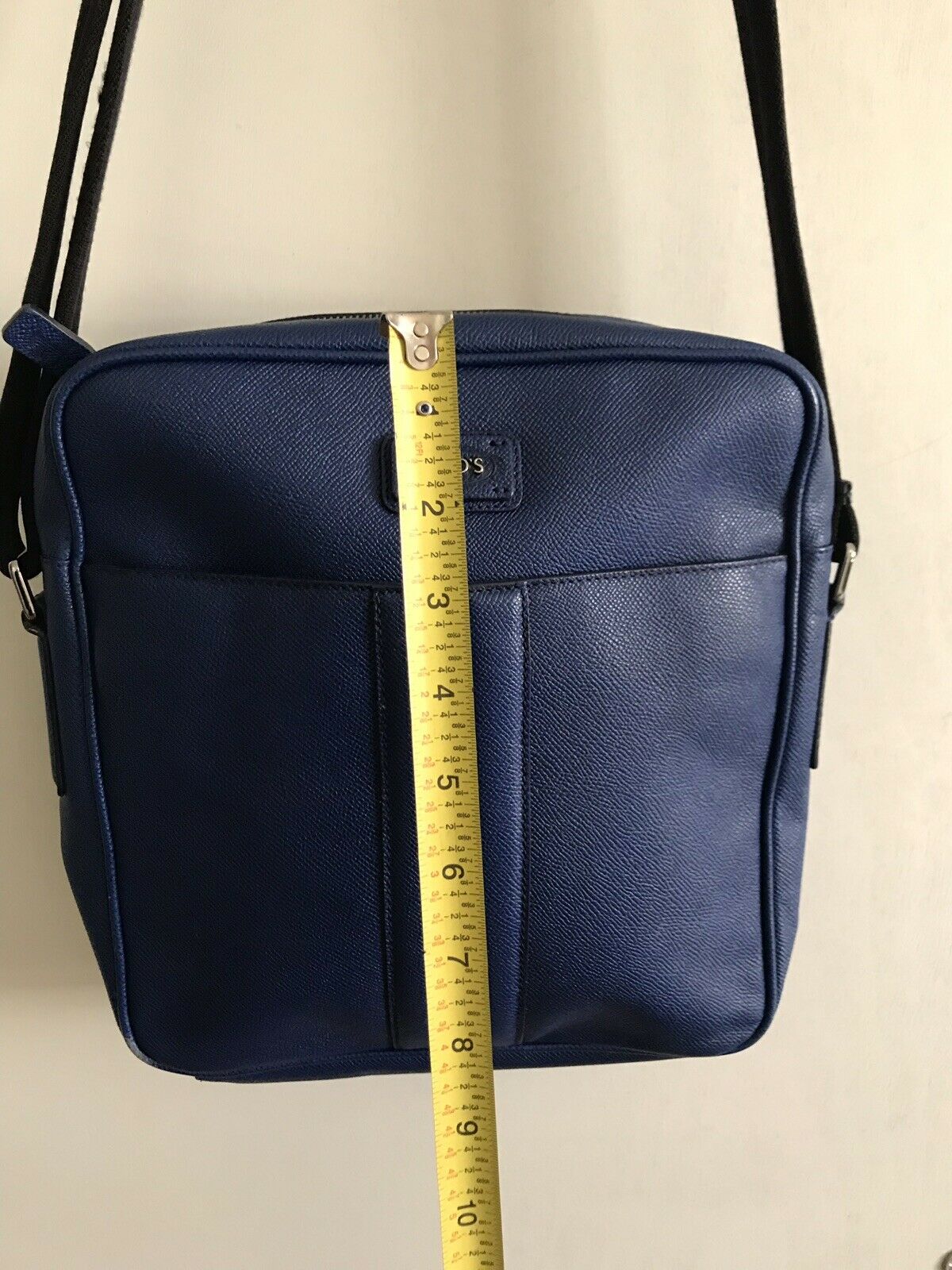 TOD’S Blue Saffiano Leather Crossbody Bag