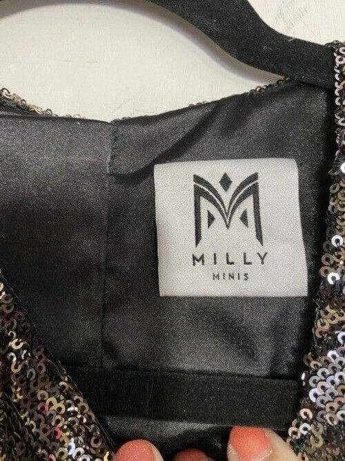 milly minis sequin new girls short casual dress