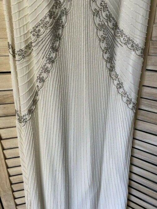 Nicole Miller Ivory Beaded Bridal Gown Msrp