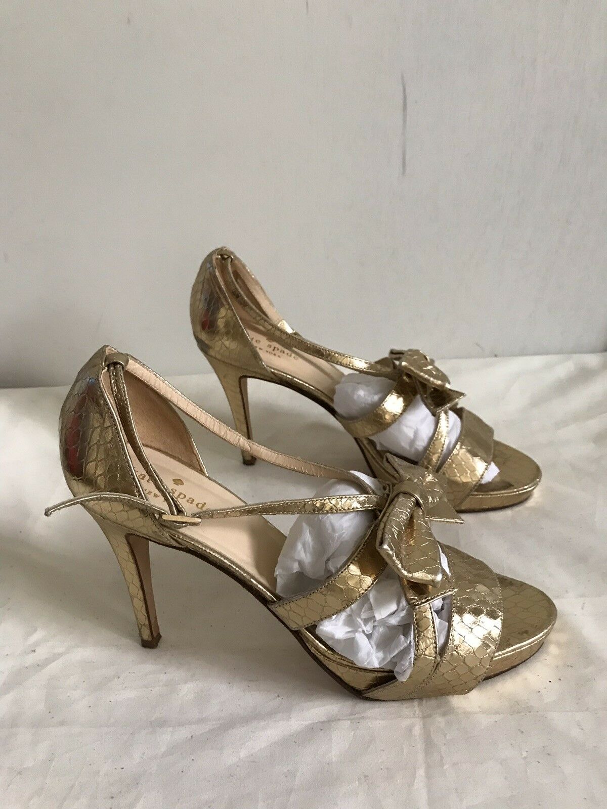 KATE SPADE Gold High heels Size 7.5