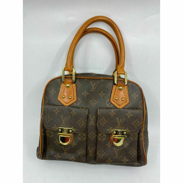 Louis Vuitton Manhattan PM Brown Tote Handbag