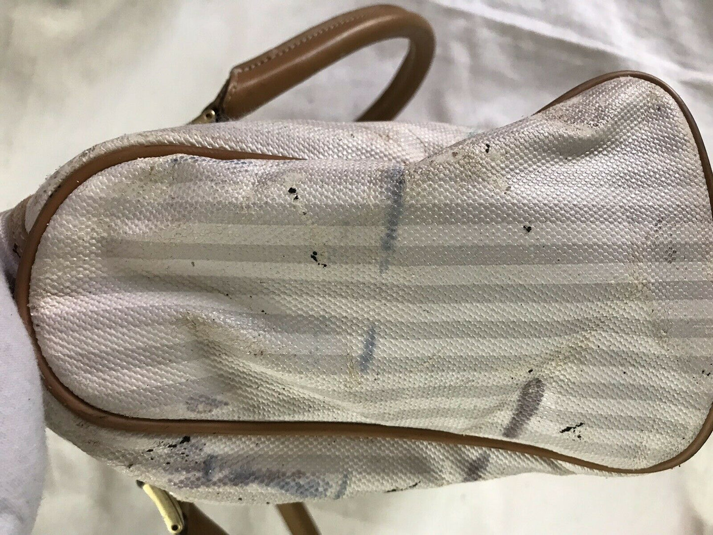 Fendi Vintage White Doctor Bag