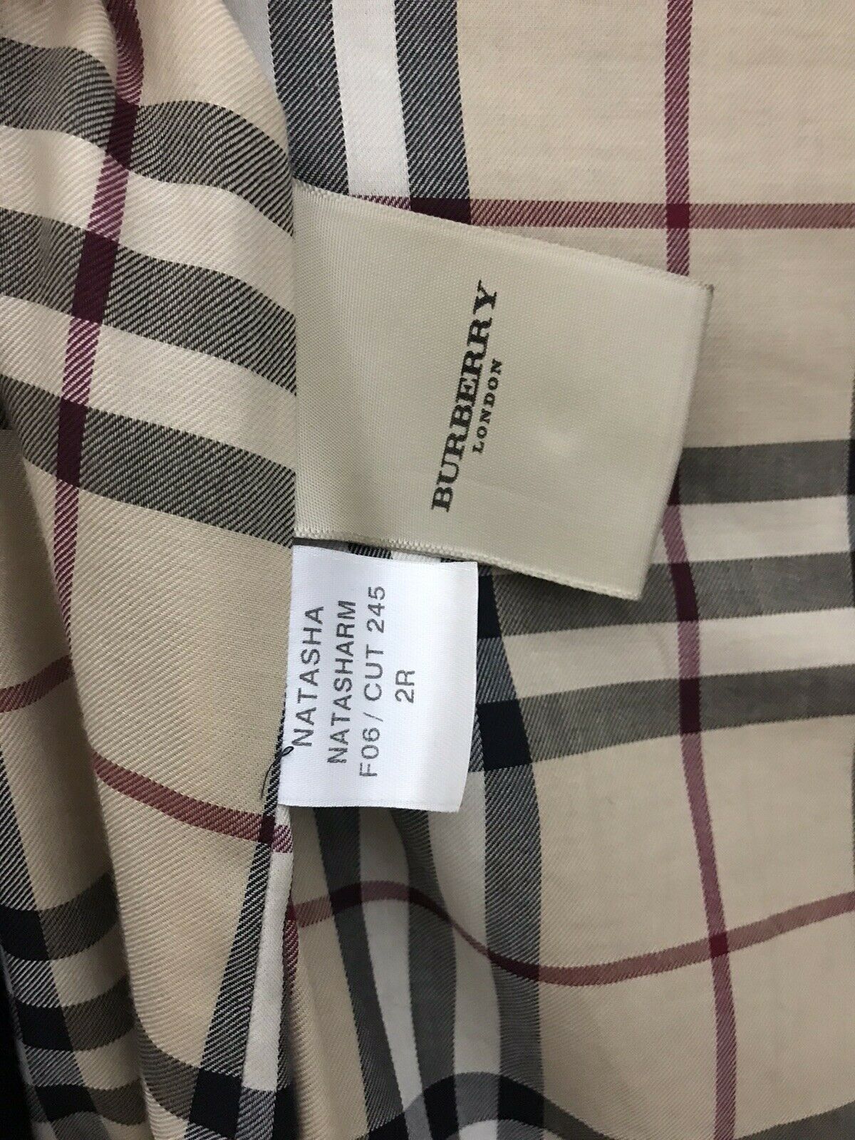 BURBERRY Women’s natasha Trench Coat 2R
