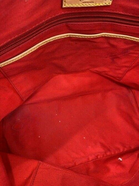 Dooney and Bourke shopping xl zig zag in blue white coated canvas tote